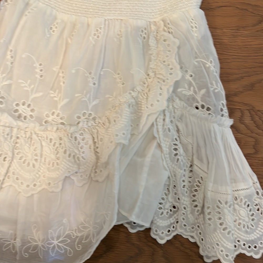 LoveShackFancy White Lace Dress - Picture 4 of 5